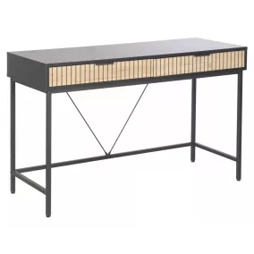 Mago B1 Tölgy-Fekete Matt Íróasztal Laminált Lappal