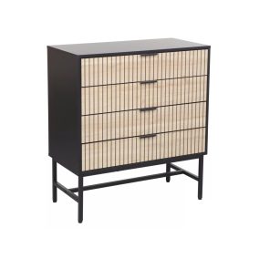 Mago K2 Tölgy-Fekete Matt Komód Laminált Lappal