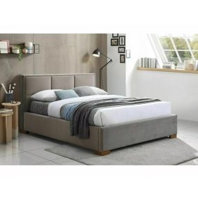 Maison Velvet Tárolós Bársony Franciaágy Bézs 160x200