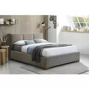 Maison Velvet Tárolós Bársony Franciaágy Bézs 160x200