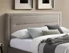 Malaga Velvet Bézs Kárpitozott Franciaágy