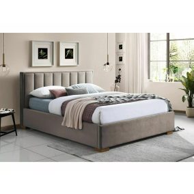 Marani Velvet Tárolós Bársony Franciaágy Bézs