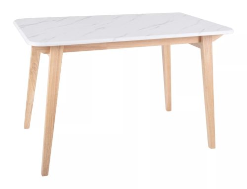 Marcus Márvány Hatású Étkezőasztal Tölgy Lábakkal