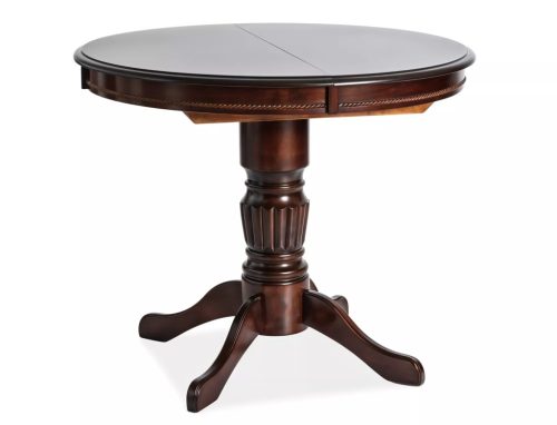 Margo Klasszikus Kör Étkezőasztal Diófa Bővíthető