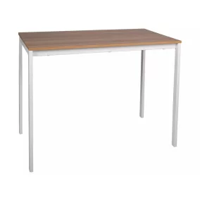 Mario Téglalap Étkezőasztal Laminált Tölgy/Fehér
