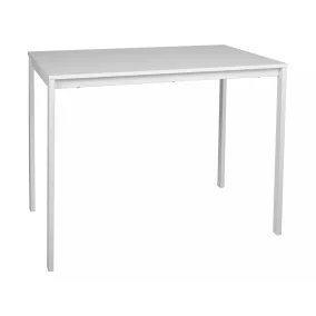 Mario Téglalap Alakú Laminált Étkezőasztal Fehér