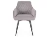 Marlo Brego Forgó Étkezőszék Szürke Szövettel