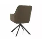Metro Bjorn Forgó Szék Olívazöld Szövet Fekete Vázzal