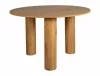 Montana kerek étkezőasztal MDF tölgy furnér 120 cm