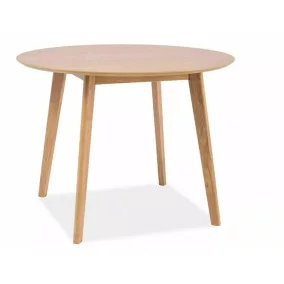 Mosso II Kerek Tölgyfa Étkezőasztal