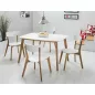 Mosso Skandináv Tölgy-Fehér MDF Étkezőszék