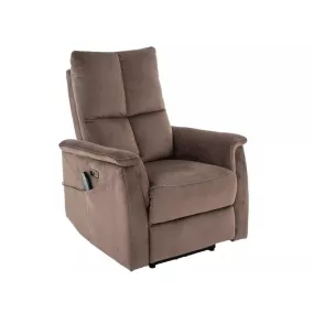   Neptun M Velvet Elektromos Masszázsfotel Bársony Cappuccino