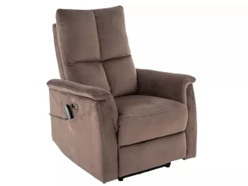 Neptun M Velvet Elektromos Masszázsfotel Bársony Cappuccino