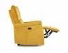 Neptun M Velvet Elektromos Relax Fotel Masszázs és Fűtés Funkcióval Mustársárga