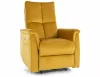 Neptun M Velvet Elektromos Relax Fotel Masszázs és Fűtés Funkcióval Mustársárga