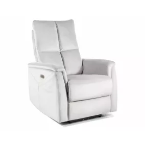   Neptun M Velvet Elektromos Masszázsfotel Világosszürke Bársony Kárpitozással