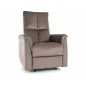 Neptun Velvet Elektromos Relax Fotel Cappuccino Bársony