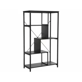 Net B Ipari Laminált Polcos Állvány Fekete