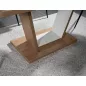   Nigel Kihúzható Étkezőasztal Laminált Artisan Tölgy-Fehér Modern