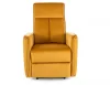 Nikos Velvet Kinyitható Bársony Relax Fotel Curry
