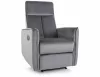 Nikos Velvet Kinyitható Bársony Relax Fotel Szürke