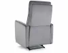 Nikos Velvet Kinyitható Bársony Relax Fotel Szürke