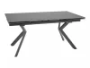 Norton Kihúzható Kerámia Étkezőasztal Matt Fekete