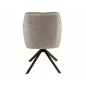 Notti Brego Forgó Szék Szürke Szövet Fekete Fém Vázzal