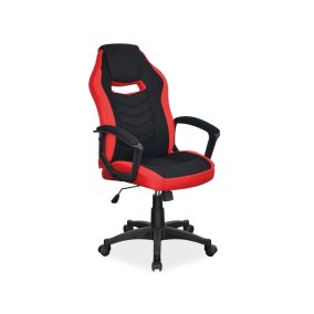   Camaro Sport Forgószék Szövet Fekete-Piros TILT Mechanikával