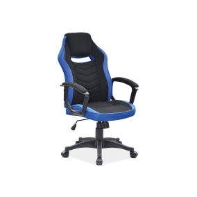   Camaro TILT Gamer Forgószék Szövet Fekete-Kék Ergonomikus
