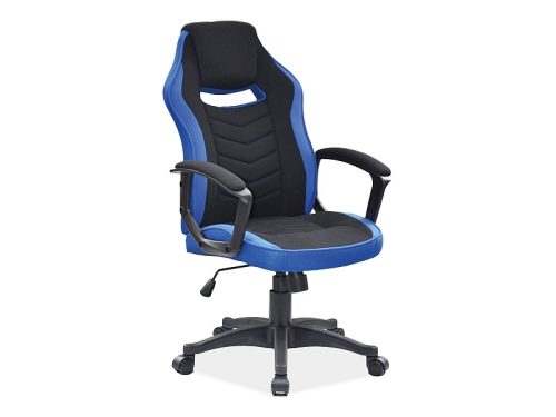 Camaro TILT Gamer Forgószék Szövet Fekete-Kék Ergonomikus