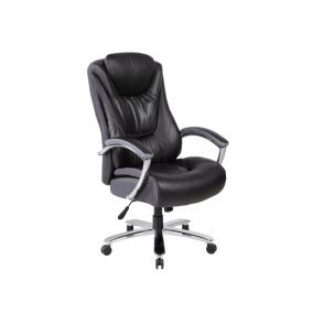 Consul Premium Forgószék Fekete Műbőr TILT Mechanikával