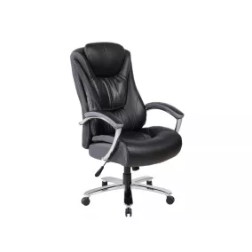 Consul Premium Forgószék Fekete Műbőr TILT Mechanikával