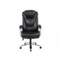 Consul Premium Forgószék Fekete Műbőr TILT Mechanikával
