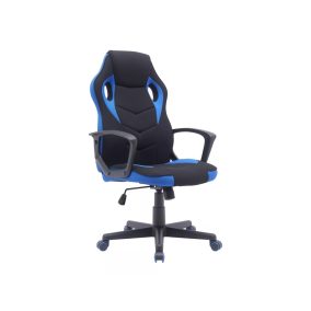   Dakar Gamer Forgószék Szövet Fekete-Kék TILT Mechanikával