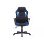   Dakar Gamer Forgószék Szövet Fekete-Kék TILT Mechanikával