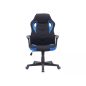   Dakar Gamer Forgószék Szövet Fekete-Kék TILT Mechanikával
