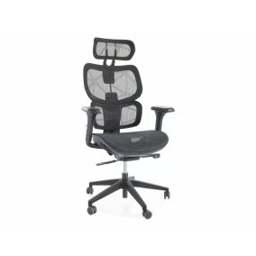 Devon Ergonomikus Hálós Forgószék Fekete Multiblock