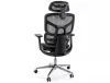 EQ-1 ergonomikus forgószék hálós fekete 4D kartámasszal