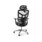   EQ-1 ergonomikus forgószék hálós háttámlával szürke 4D kartámasszal
