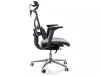 EQ-1 ergonomikus forgószék hálós háttámlával szürke 4D kartámasszal