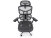 EQ-1 ergonomikus forgószék hálós háttámlával szürke 4D kartámasszal