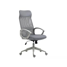 Q-026 Ergonomikus Hálós Forgószék Szürke