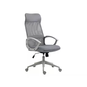 Q-026 Ergonomikus Hálós Forgószék Szürke