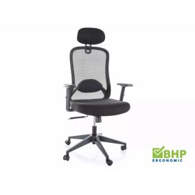 Q-050 Ergonomikus Hálós Forgószék Fejtámlával