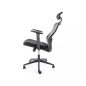 Q-050 Ergonomikus Hálós Forgószék Fejtámlával