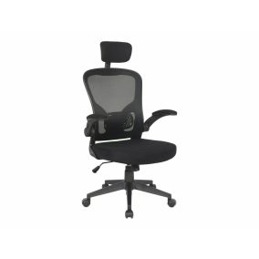 Q-060 Ergonomikus Hálós Forgószék Fekete