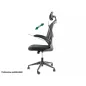 Q-060 Ergonomikus Hálós Forgószék Fekete