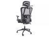 Q-080 Ergonomikus Hálós Forgószék Fejtámlával Fekete