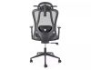 Q-080 Ergonomikus Hálós Forgószék Fejtámlával Fekete
